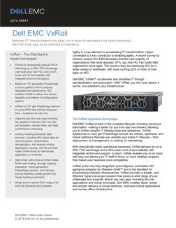 VXRail fact sheet
